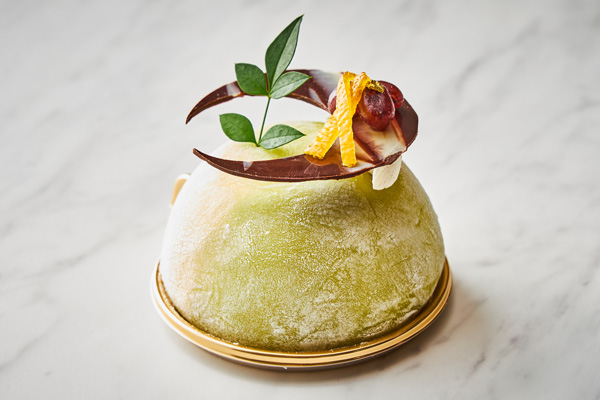 抹茶のケーキ