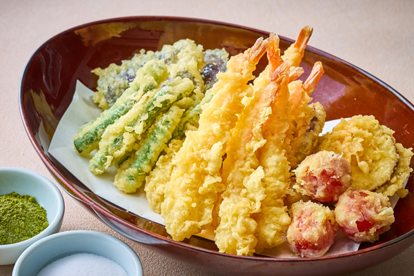 海老と東京野菜の天麩羅