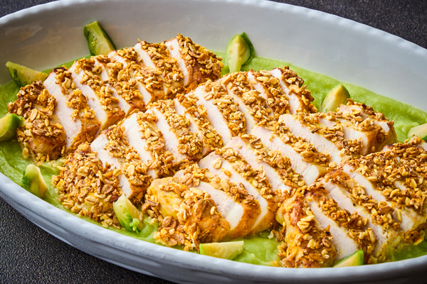 白川高原清流豚の低温調理ロースト　福島県産春キャベツのヴェルッタータ