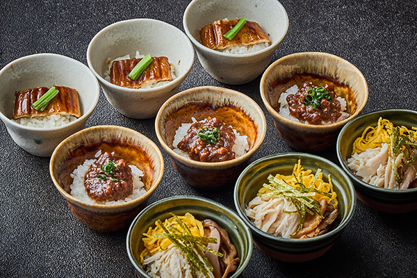 選べる小どんぶり 「鶏飯」「豚味噌」「煮穴子」