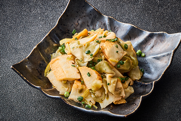 さつま揚げとザーサイの和え物