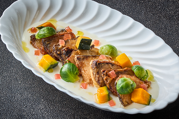 天然鰤のブールブランソース