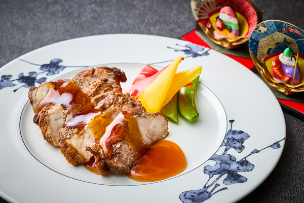 白河高原清流豚ロース　黒酢煮