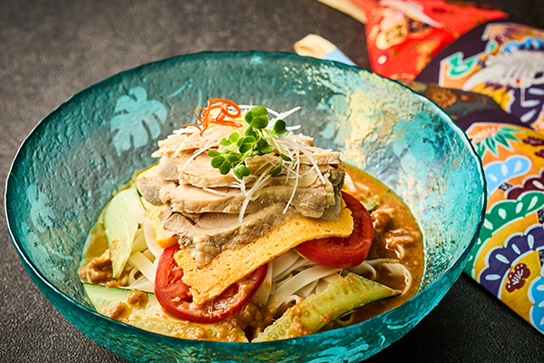 さつま地鶏の棒々鶏クリーミー冷麺