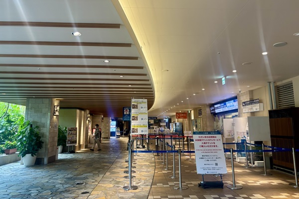 サンシャイン水族館チケット売り場